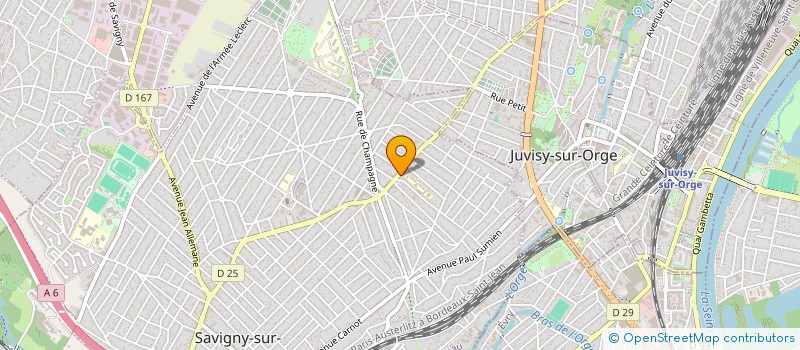 localisation de l'entreprise SELARL CABINET EL SAYED à SAVIGNY-SUR-ORGE