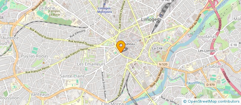 localisation de l'entreprise SELARL CABINET GAMBETTA à LIMOGES