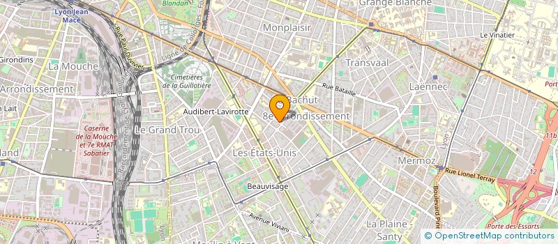 localisation de l'entreprise SELARL CABINET INFIRMIER ANFEL  LYON