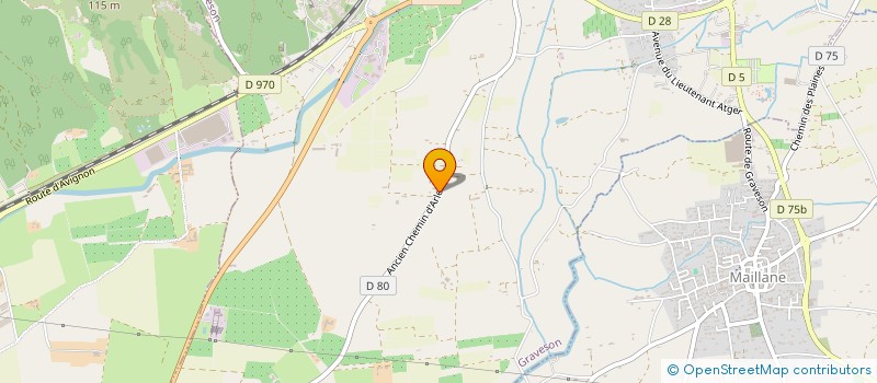 localisation de l'entreprise SELARL CABINET INFIRMIER D'ANTERROCHES  ROCHEFORT-DU-GARD