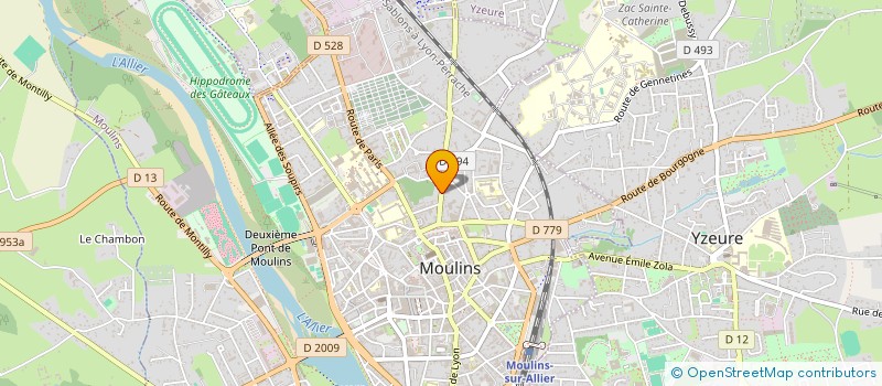 localisation de l'entreprise SELARL CABINET INFIRMIER GAELLE TARDIEU  MOULINS