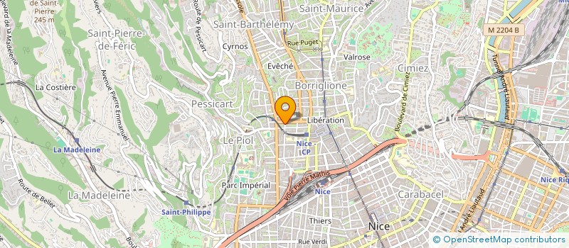 localisation de l'entreprise SELARL CABINET LENFANT LAETITIA  NICE