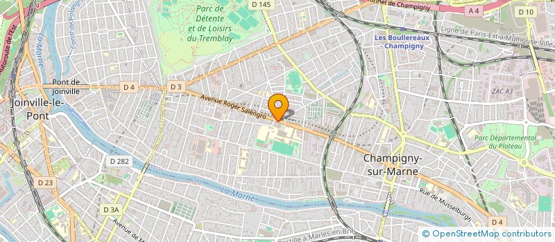 localisation de l'entreprise SELARL CABINET MEDICAL DOCTEURS MELBOUCI  CHAMPIGNY-SUR-MARNE