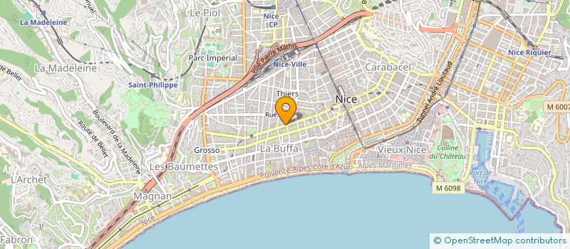 localisation de l'entreprise SELARL CABINET PAUL GUETTA  NICE