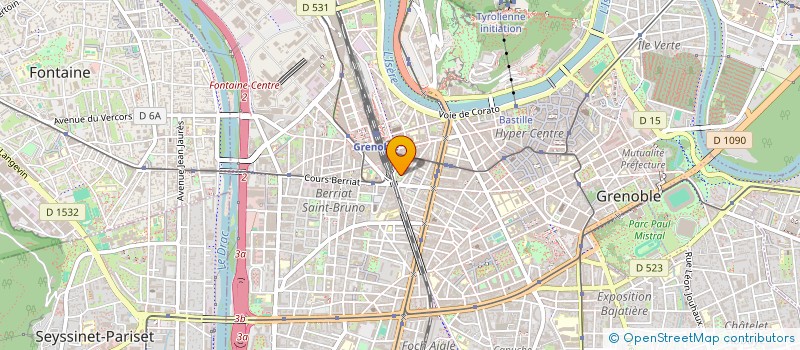 localisation de l'entreprise SELARL CABINET YVES BLOHORN à GRENOBLE