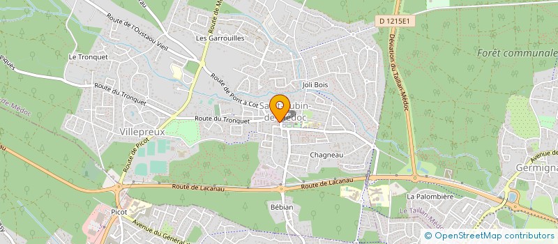 localisation de l'entreprise SELARL CAISHAU à SAINT-AUBIN-DE-MEDOC