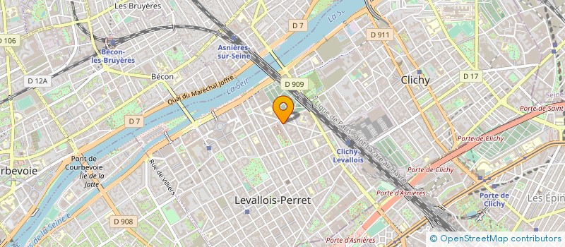 localisation de l'entreprise SELARL CALVIAC-BLATIER & ASSOCIES à LEVALLOIS-PERRET