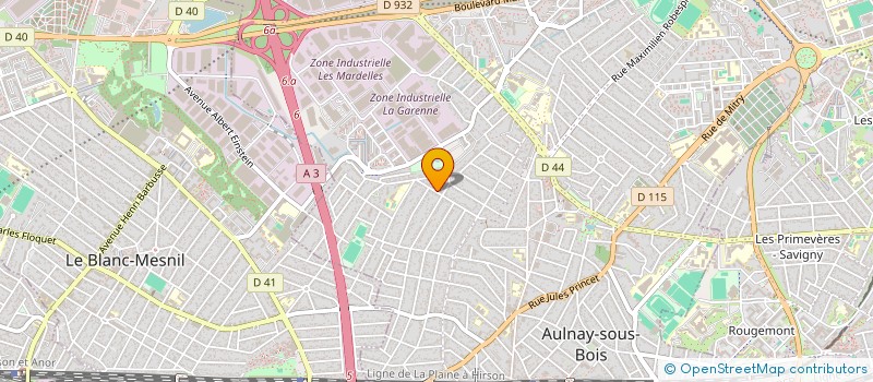 localisation de l'entreprise SELARL CALVO SABRINA à AULNAY-SOUS-BOIS