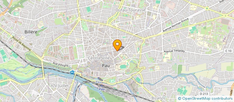 localisation de l'entreprise SELARL CAMILLE JACQUOT à PAU
