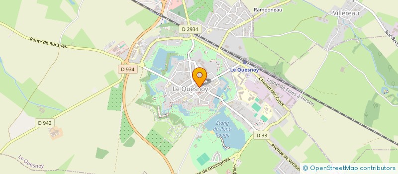 localisation de l'entreprise SELARL CANARD HERY  LE QUESNOY