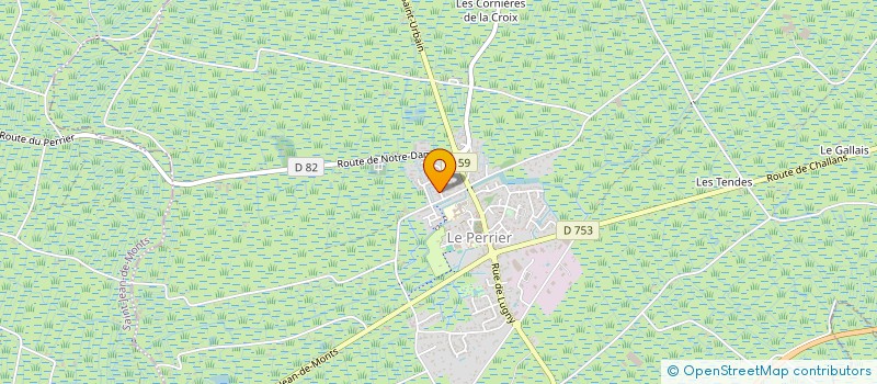 localisation de l'entreprise SELARL CAP-SANTE  LE PERRIER