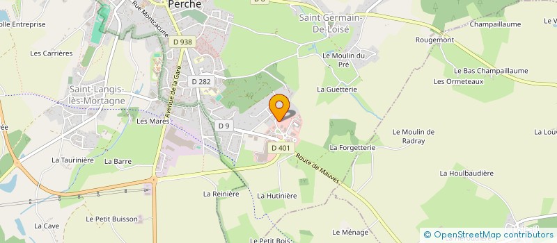 localisation de l'entreprise SELARL CAP'VET à MORTAGNE-AU-PERCHE
