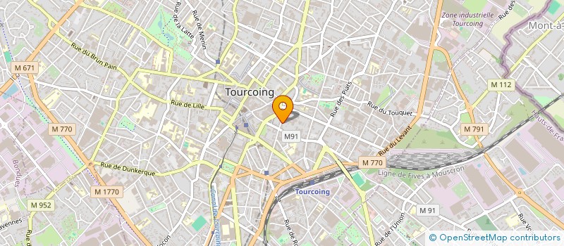 localisation de l'entreprise SELARL CARBON CORNILLE GEOMETRES EXPERTS à TOURCOING