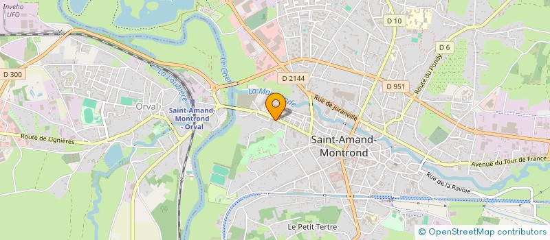 localisation de l'entreprise SELARL CARDIONADAL  SAINT-AMAND-MONTROND