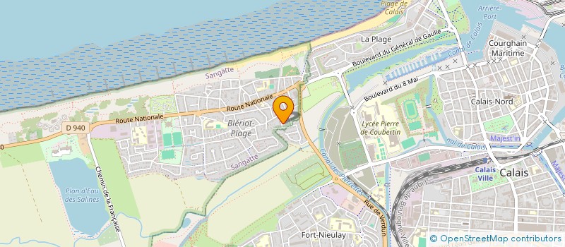 localisation de l'entreprise SELARL CARDIOS CALAIS à SANGATTE