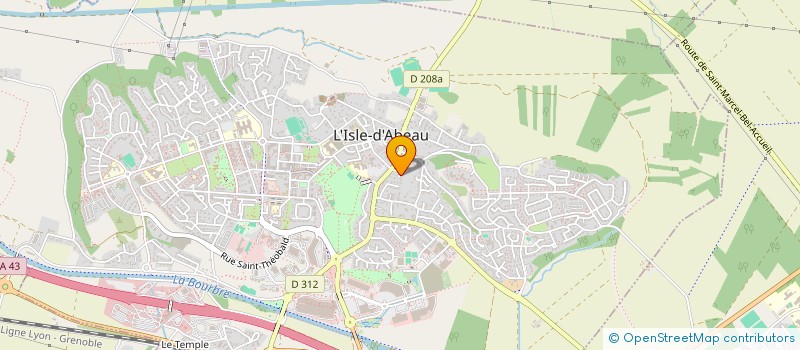 localisation de l'entreprise SELARL CAROLINE DULUC NOTAIRE  L'ISLE-D'ABEAU