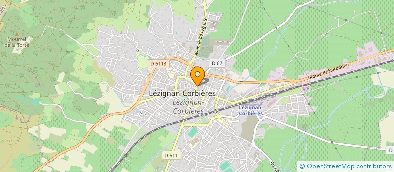 localisation de l'entreprise SELARL CAROLINE FAU ET EMMANUELLE NOUZIERES NOTAIRES ASSOCIEES  LEZIGNAN-CORBIERES