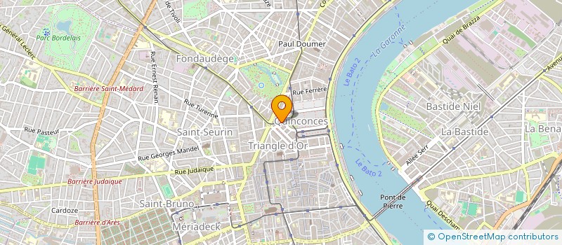 localisation de l'entreprise SELARL CAROLINE MAZERES  BORDEAUX