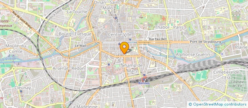 localisation de l'entreprise SELARL CAROLINE MEILLARD  RENNES