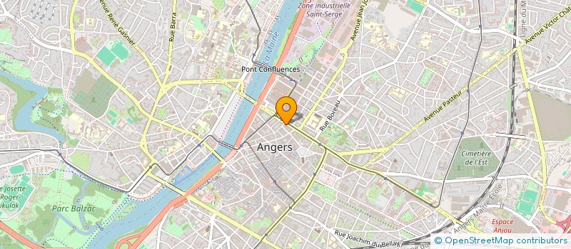 localisation de l'entreprise SELARL CATHERINE RAIMBAULT à ANGERS