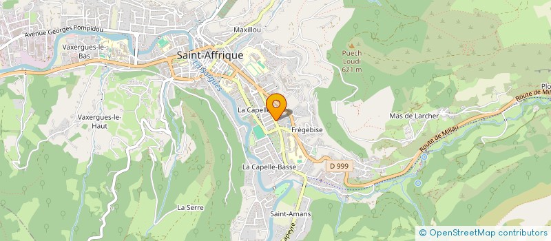 localisation de l'entreprise SELARL CAYLUSVET  SAINT-AFFRIQUE