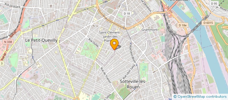 localisation de l'entreprise SELARL CCV à ROUEN