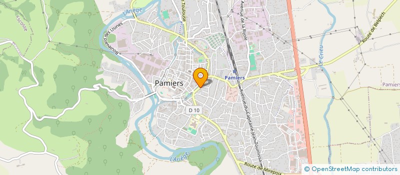 localisation de l'entreprise SELARL CEADA ORTHO à PAMIERS