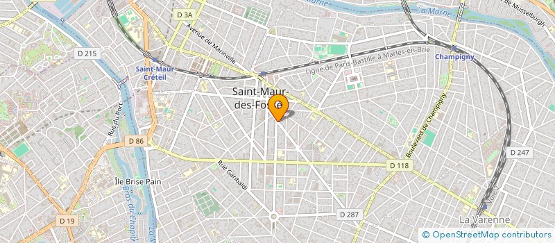 localisation de l'entreprise SELARL CECILE BINET à SAINT-MAUR-DES-FOSSES