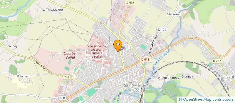 localisation de l'entreprise SELARL CELINE METAIS à SAINT-MAIXENT-L'ECOLE