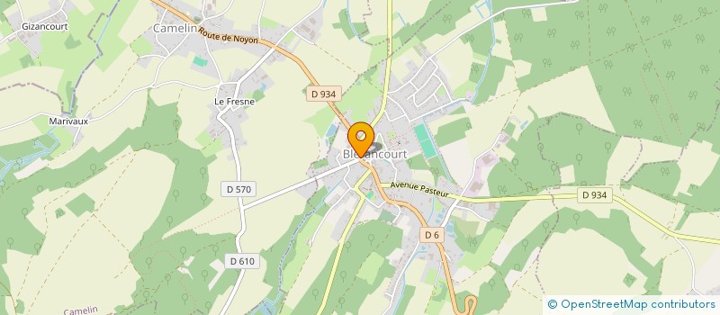 localisation de l'entreprise SELARL CELINE NOEL, NOTAIRE ASSOCIE à BLERANCOURT