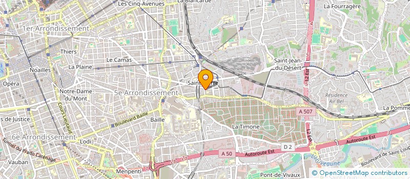 localisation de l'entreprise SELARL CENTRE REGIONAL DE PODOLOGIE à MARSEILLE
