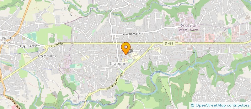 localisation de l'entreprise SELARL CHALAUX GAUTIER  CRAPONNE