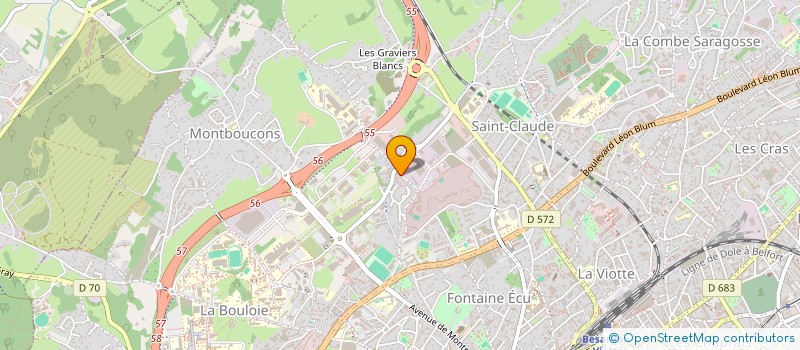 localisation de l'entreprise SELARL CHAROLLAIS ROMAIN à BESANCON