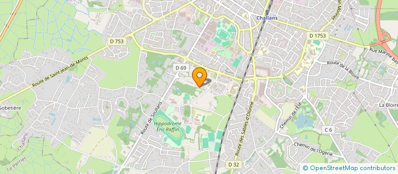 localisation de l'entreprise SELARL CHERPIN-DEBEIR à CHALLANS