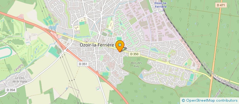 localisation de l'entreprise SELARL CHETTAB DJILALI à OZOIR-LA-FERRIERE