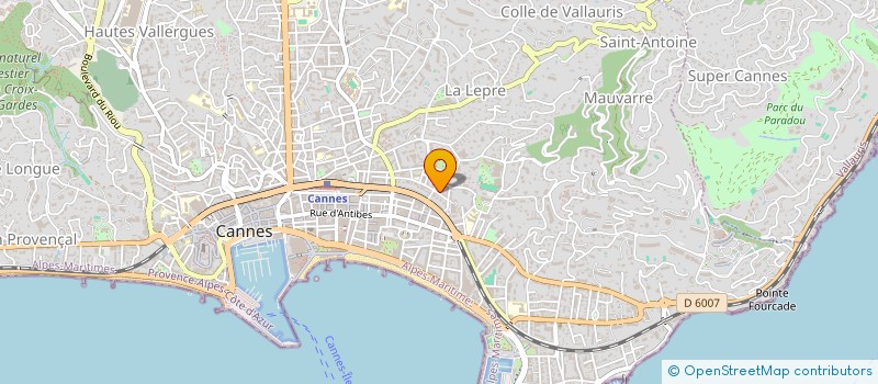 localisation de l'entreprise SELARL CHIRO à CANNES