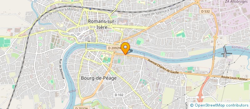 localisation de l'entreprise SELARL CHIRPED DR YEBOUET à BOURG-DE-PEAGE