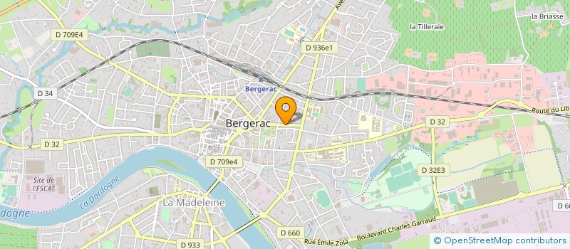 localisation de l'entreprise SELARL CHIRUR DENT DOC MAULIN DENOYELLE à BERGERAC