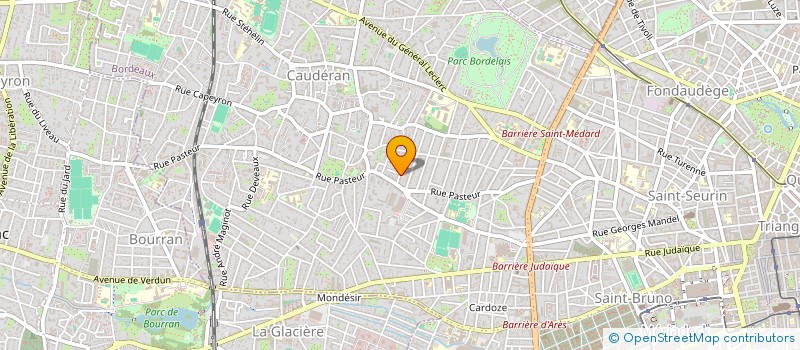 localisation de l'entreprise SELARL CHIRURGIEN DENTISTE ALAIN GRACIA à BORDEAUX