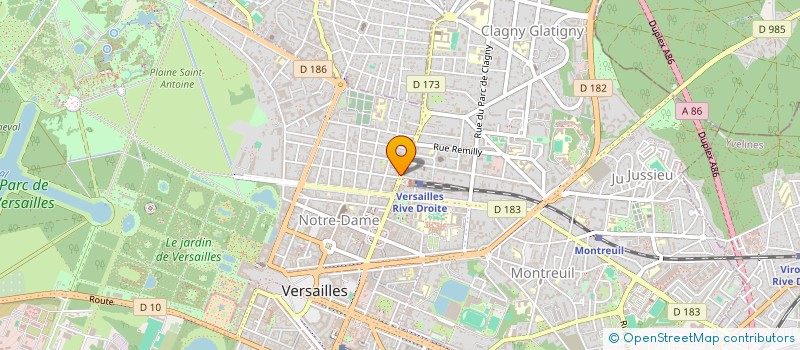 localisation de l'entreprise SELARL CHIRURGIEN DENTISTE DOC ABERGEL à VERSAILLES