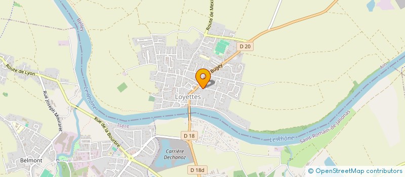 localisation de l'entreprise SELARL CHIRURGIENS DENTISTES COURONNE à LOYETTES