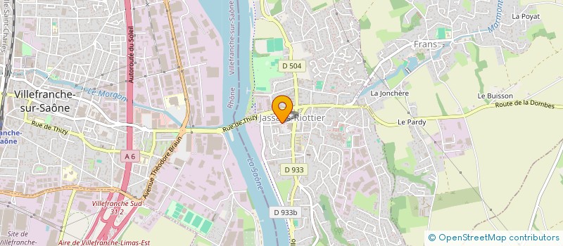 localisation de l'entreprise SELARL CHIRURGIENS DENTISTES DES DOMBES à JASSANS-RIOTTIER