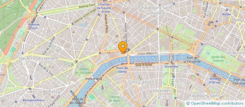 localisation de l'entreprise SELARL CHIRURGIENS DENTISTES INT ORTHODONTICS  PARIS