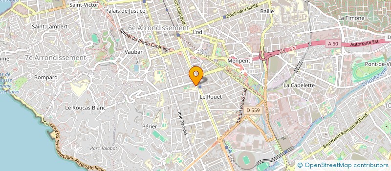 localisation de l'entreprise SELARL CHIRURGIENS DENTISTES OQUINARENA à MARSEILLE