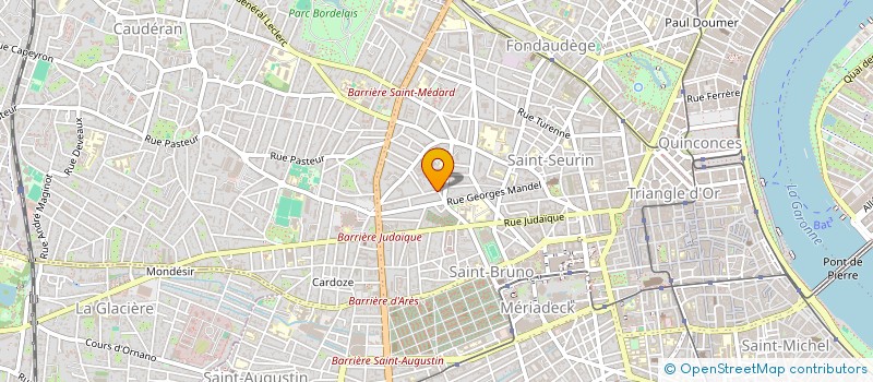 localisation de l'entreprise SELARL CHIRURGIENS DENTISTES STEPHANE PETIT JEAN  BORDEAUX