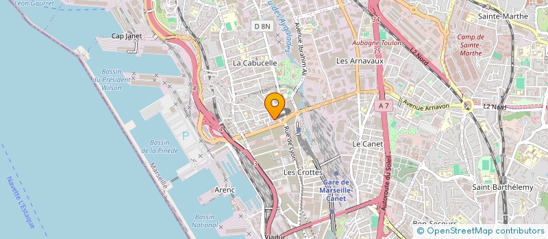 localisation de l'entreprise SELARL CHIRURGION DENT CTRE DENT ODDO à MARSEILLE