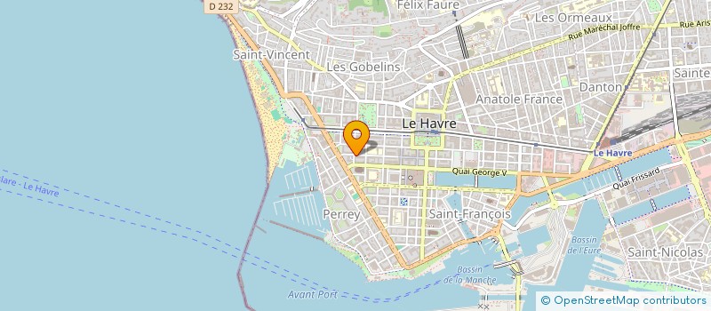 localisation de l'entreprise SELARL CHRISTOPHE LEFEVRE à LE HAVRE