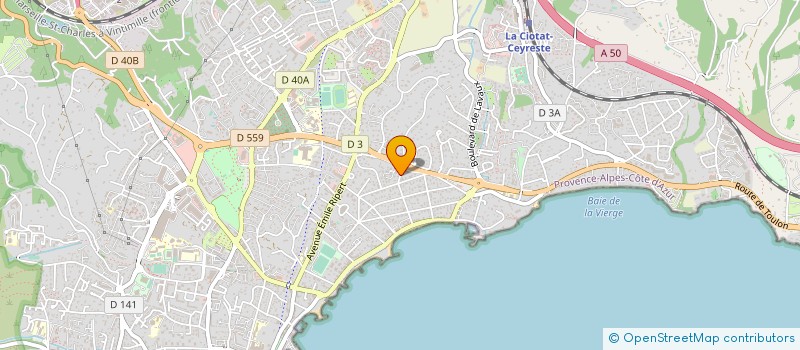 localisation de l'entreprise SELARL CIOTAVET  LA CIOTAT