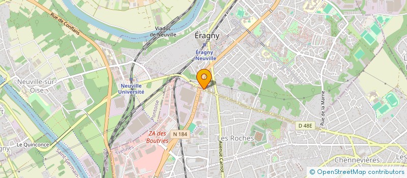 localisation de l'entreprise SELARL CITE SANTE à ERAGNY