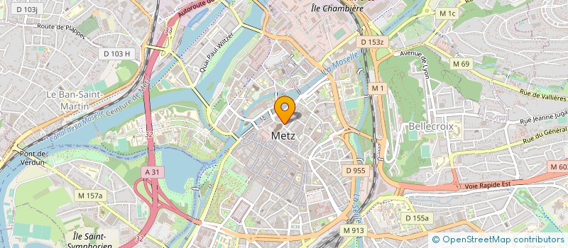 localisation de l'entreprise SELARL CLAIRE BERNARDY  METZ